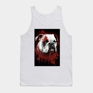 Bulldog Portrait Tank Top